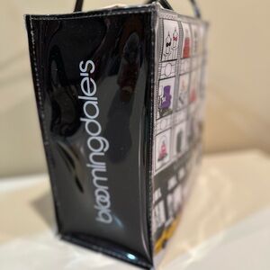 Bloomingdale's Fashion Illustration Tote Bag - Black, White, Yellow, Pink